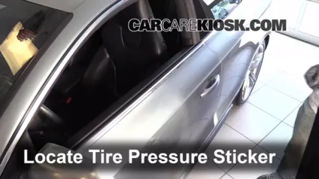 2008 Audi S5 4.2L V8 Tires & Wheels Check Tire Pressure